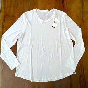 FIGS - White Supersoft - Longsleeve Underscrub